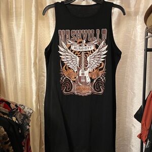 Nashville Music City Black Tank Top